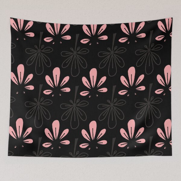 Item preview, Simple Leaf pink and black designed and sold by VioletaBaez.