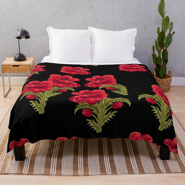 Item preview, Floral Red Roses Green Leafs Patterned designed and sold by Rakesh Murugan.