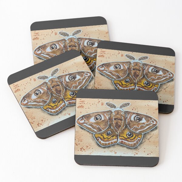 Item preview, Emperor Moth - Saturnia pavonia designed and sold by Kristin (Thornton) Barker.