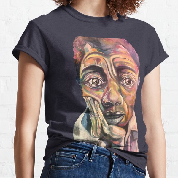 Die schöne Black Minds-Serie. James Arthur Baldwin war ein amerikanischer Schriftsteller Classic T-Shirt