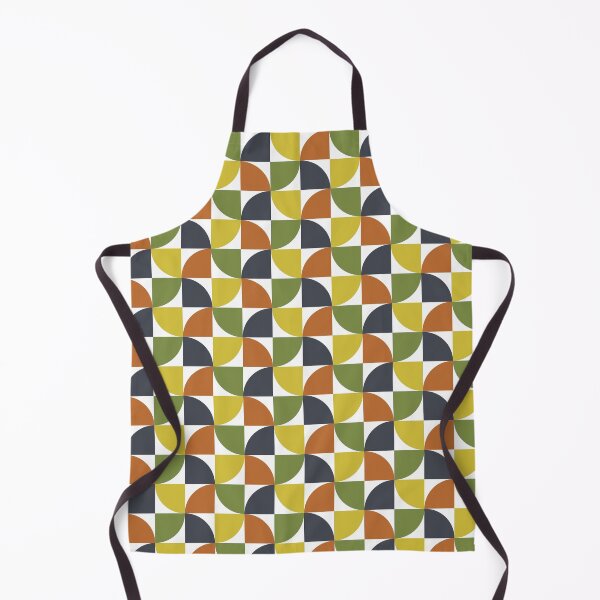 Item preview, Abstract Geometric Mid Century Modern Quarter Circles Pattern designed and sold by Designs by Kool Kat.