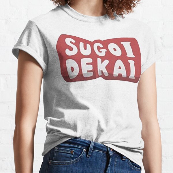 Sugoi Dekai T Shirts Redbubble - classic hat hangout roblox