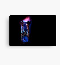 Burning through time Canvas Print