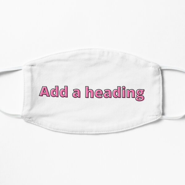 Add a heading default text on a word doc in pink with a back outline Mask
