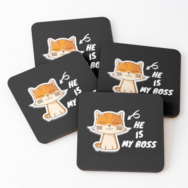 Item preview, Cat is my boss. designed and sold by Rahke.