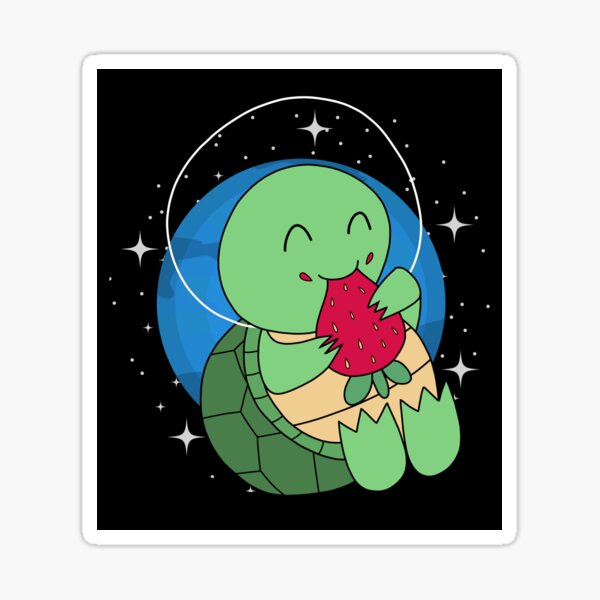 Item preview, Space Turtle Strawberry designed and sold by palaco210.