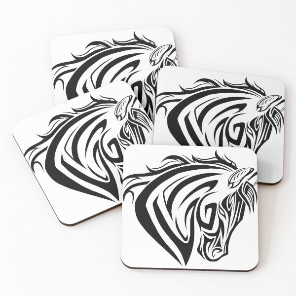 Item preview, Tribal Tattoo Horse Head Design designed and sold by InkDoodleDesign.