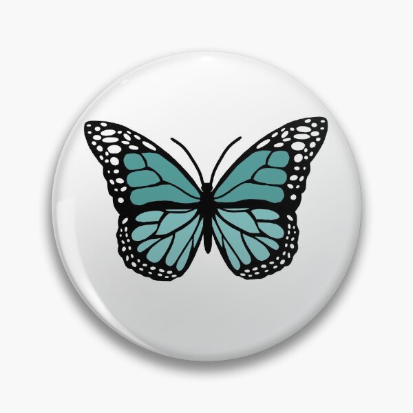 Item preview, Cute Turquoise Butterfly designed and sold by paalviola.