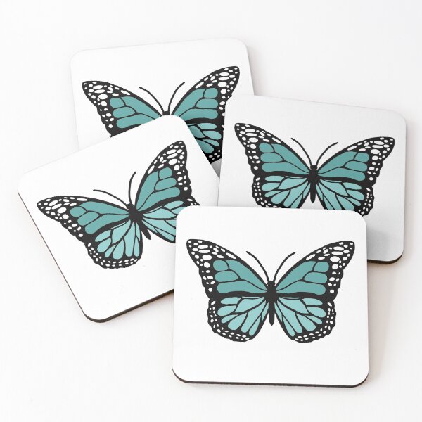 Item preview, Cute Turquoise Butterfly designed and sold by paalviola.