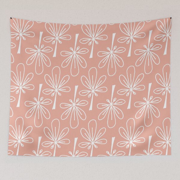 Item preview, Simple Leaf pink and white designed and sold by VioletaBaez.