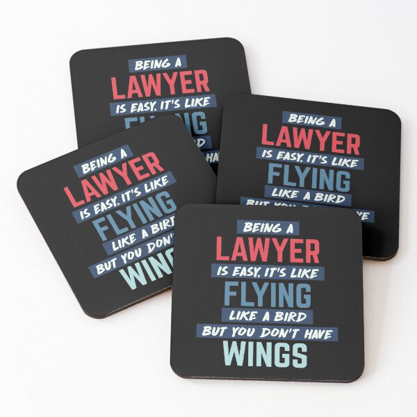 Item preview, Being lawyer is easy. humorous quote. retro designed and sold by bumperapparels.