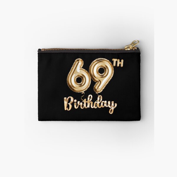 Item preview, 69th Birthday Gifts - Party Balloons Gold designed and sold by betternotes.