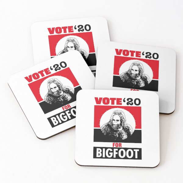 Item preview, Vote Bigfoot '20 JFK Vintage Election designed and sold by strangeology.
