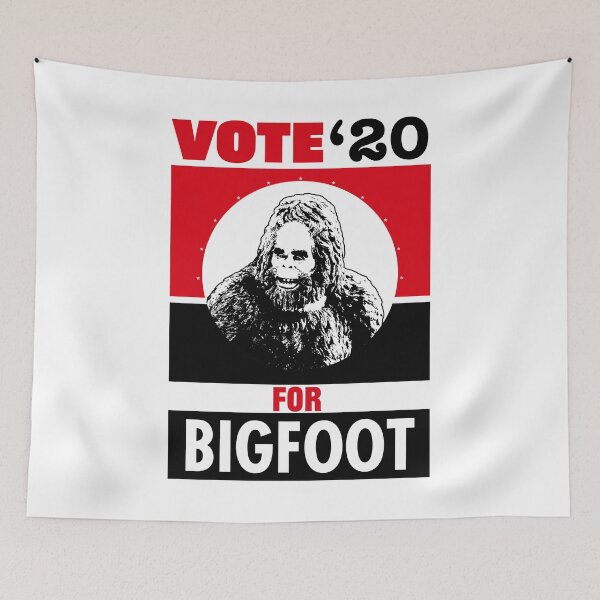 Item preview, Vote Bigfoot '20 JFK Vintage Election designed and sold by strangeology.