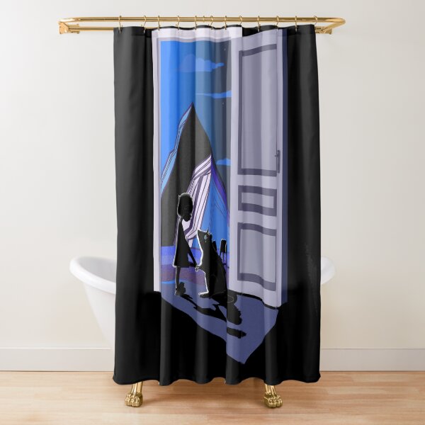 Leaving Imaginary Friends Behind Is Painful Shower Curtain