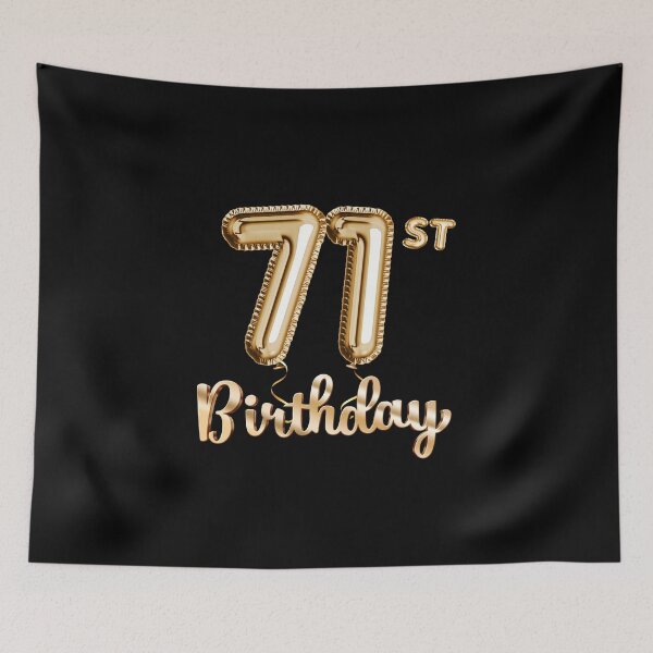 Item preview, 71st Birthday Gifts - Party Balloons Gold designed and sold by betternotes.