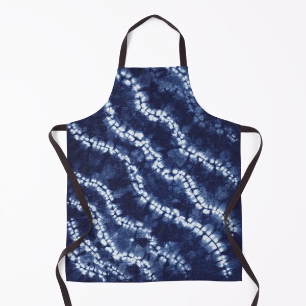 Item preview, Indigo Dyed Shibori Pattern,Traditional Japanese Tie Dye designed and sold by Michelebuttons.