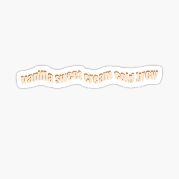 Iced Coffee Starbucks Style Sticker – Made In The Mitten