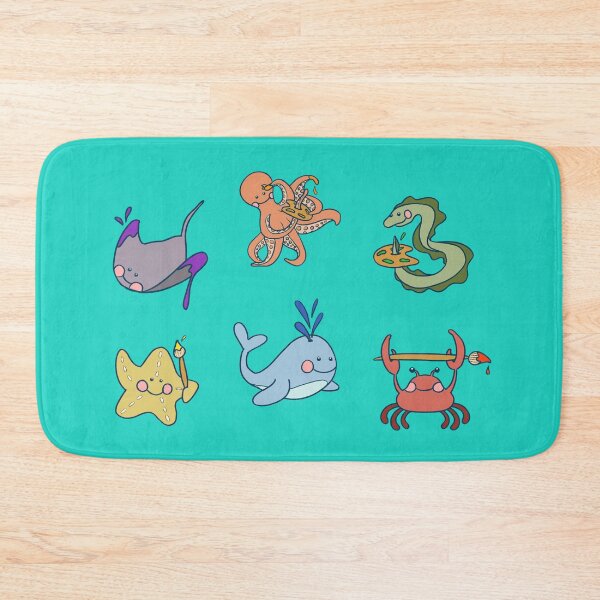 Item preview, Colorful Bath-time Friends designed and sold by eptackarts.