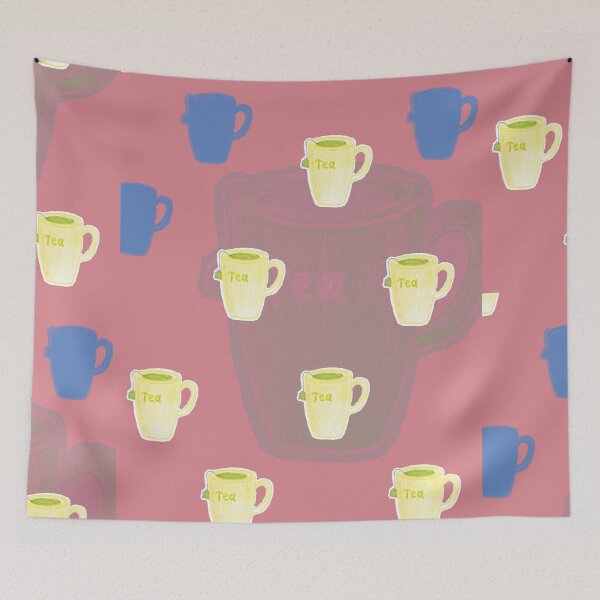 Item preview, Tea time (red and contrast) designed and sold by ElmLenonn.
