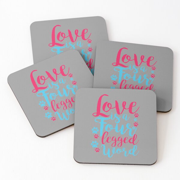 Item preview, LOVE is a Four Legged Word Pet Dog Lover Novelty Graphic product designed and sold by nikkidawn74.