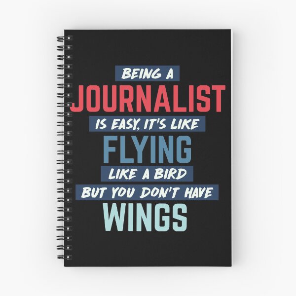 Item preview, Being journalist is easy. humorous quote. retro designed and sold by bumperapparels.