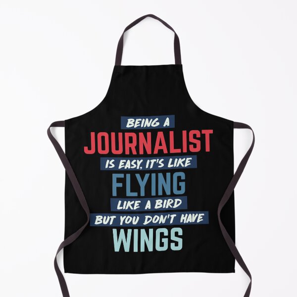 Item preview, Being journalist is easy. humorous quote. retro designed and sold by bumperapparels.