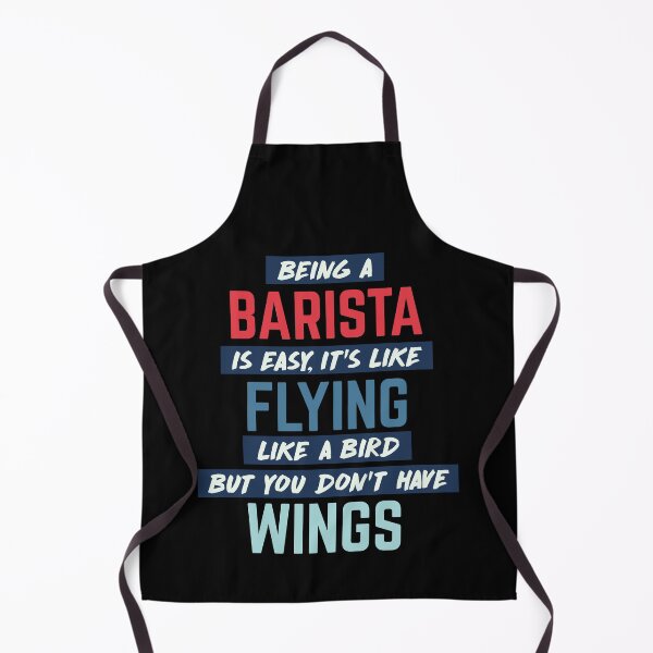 Item preview, Being barista is easy. humorous quote. retro designed and sold by bumperapparels.