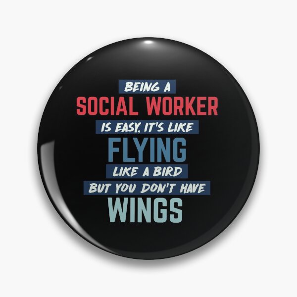 Item preview, Being social worker is easy. humorous quote. retro designed and sold by bumperapparels.