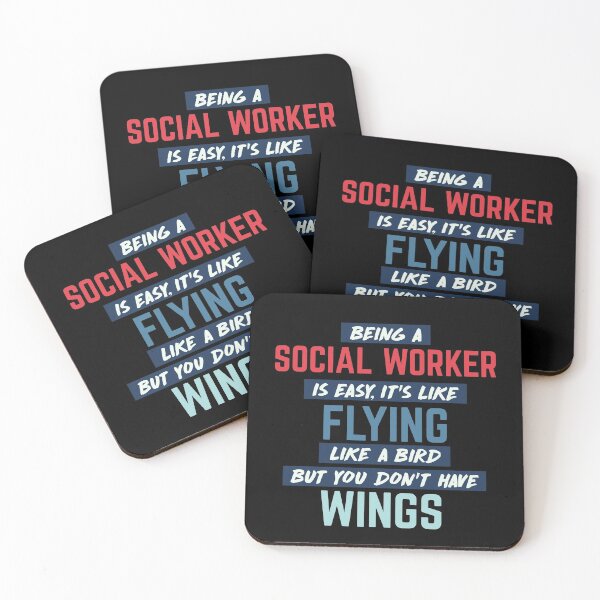 Item preview, Being social worker is easy. humorous quote. retro designed and sold by bumperapparels.