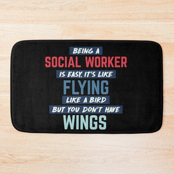 Item preview, Being social worker is easy. humorous quote. retro designed and sold by bumperapparels.