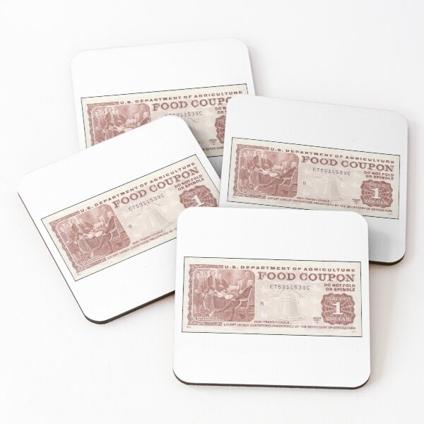 Item preview, Retro One Dollar Food Stamp 90's designed and sold by Michigan Creative.