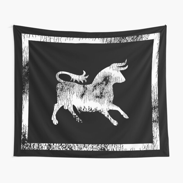 Vista previa del artículo con la obra «Logotipo de la Legión de César (blanco desgastado)», diseñado y vendido por Mercatus.