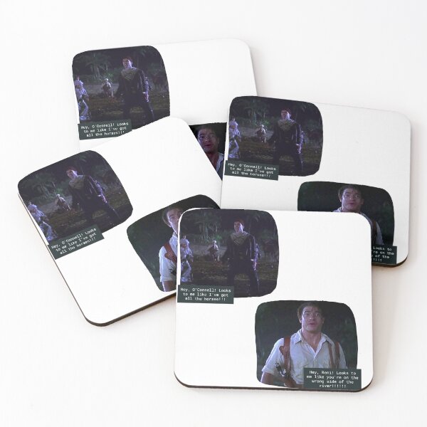 Item preview, Rick O'Connell, Hey, Beni! Looks to me like you're on the wrong side of the river. designed and sold by Lucinda Theodore.