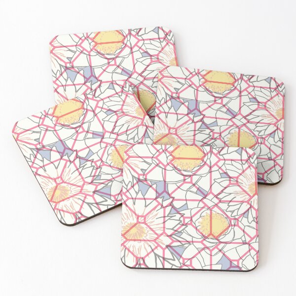 Item preview, Floral Geometry Print designed and sold by diankamal.
