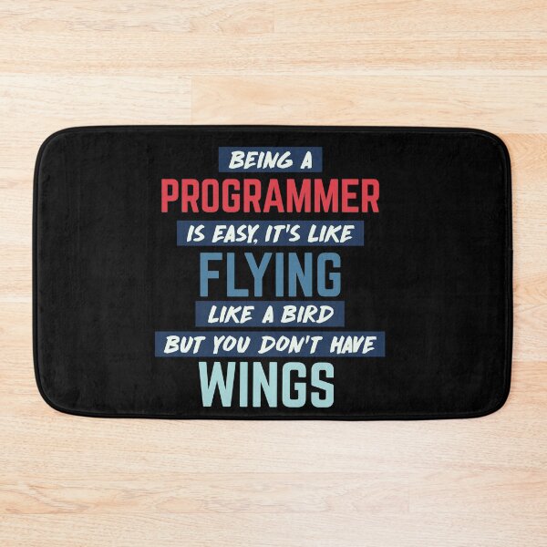 Item preview, Being programmer is easy. humorous quote. retro designed and sold by bumperapparels.