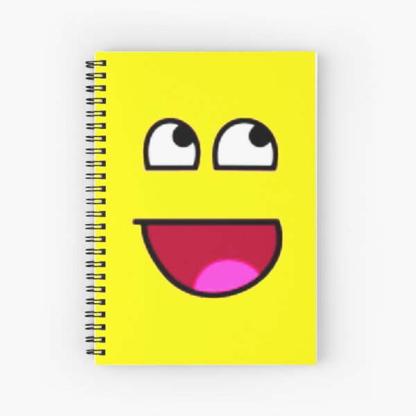 Roblox Memes Spiral Notebooks Redbubble - o o face roblox