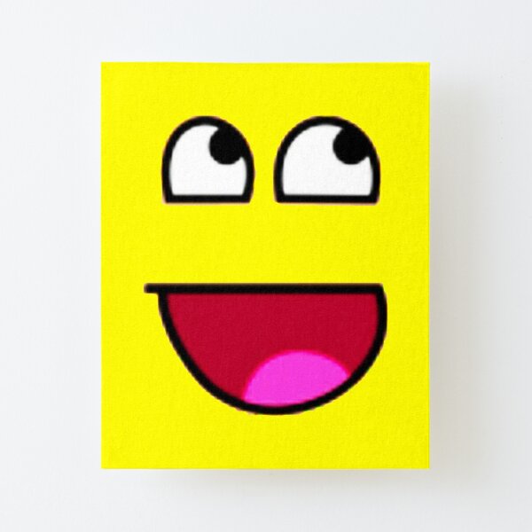 Awesome Face Meme Wall Art Redbubble - amazing meme faces text derpy epic face roblox awesome face