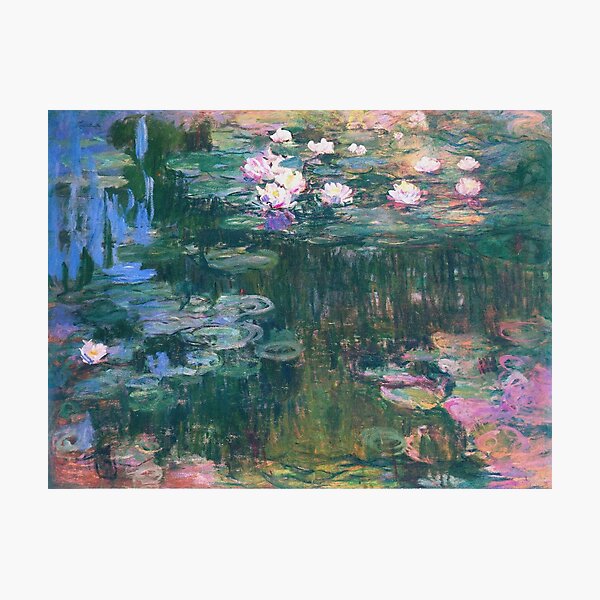 Claude Monet - Water Lilies 1917 Photographic Print