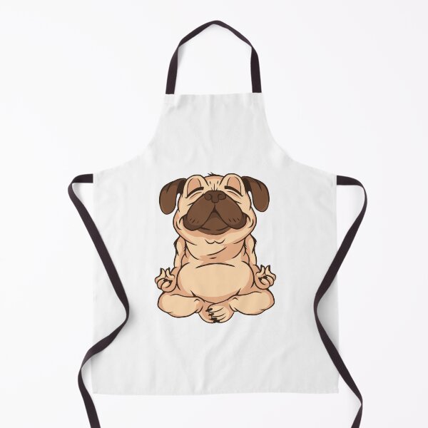 Item preview, relaxing yoga pug designed and sold by pirminio.