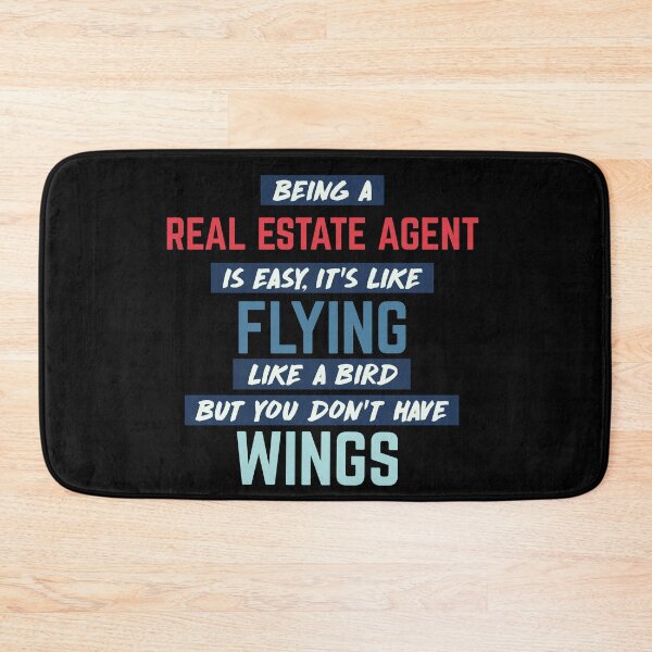 Item preview, Being real estate agent is easy. humorous quote. retro designed and sold by bumperapparels.
