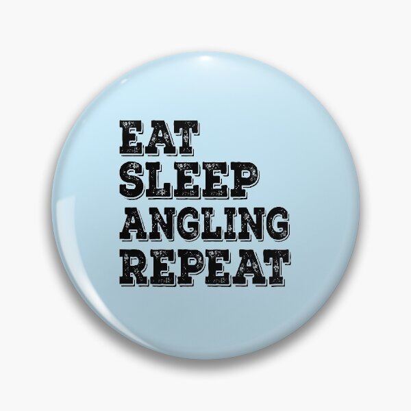 Item preview, Eat Sleep Angling Repeat  designed and sold by meedTee.