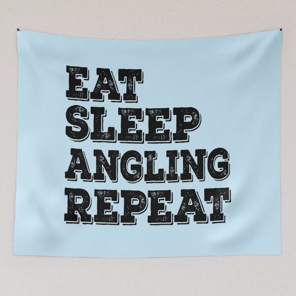 Item preview, Eat Sleep Angling Repeat  designed and sold by meedTee.
