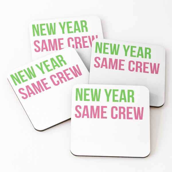 Item preview, New Year Same Crew //  Pretty Girls 20 Pearls - Pink & Green designed and sold by GLifestyle.