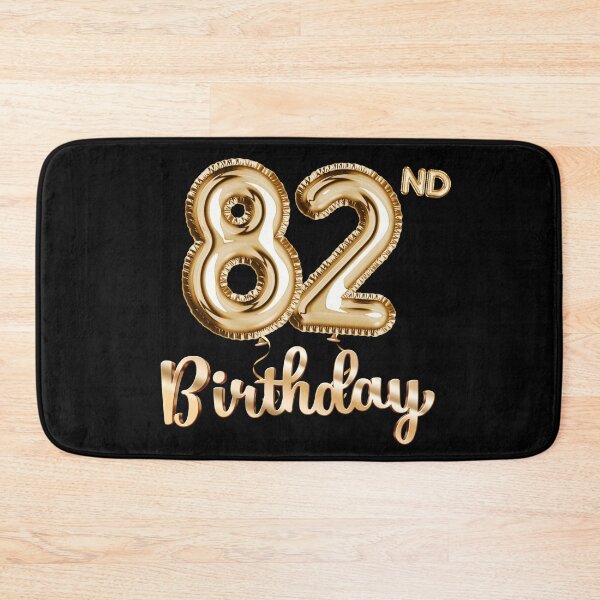 Item preview, 82nd Birthday Gifts - Party Balloons Gold designed and sold by betternotes.