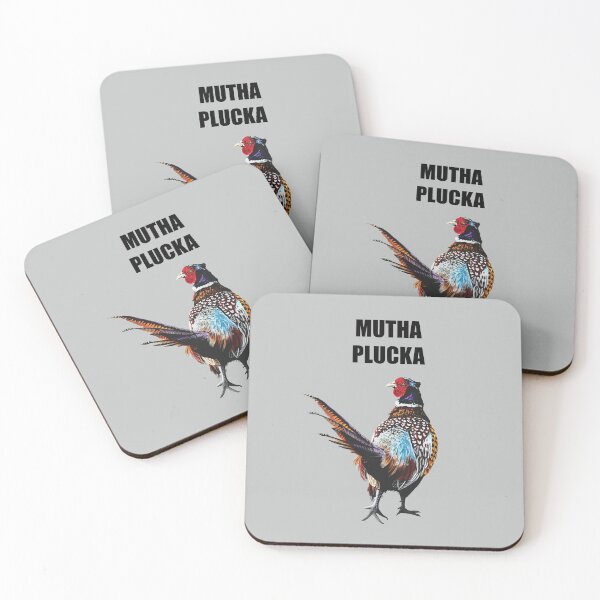 Item preview, MUTHA PLUCKA Adult humour fun slogan colourful Pheasant designed and sold by IslesArt.