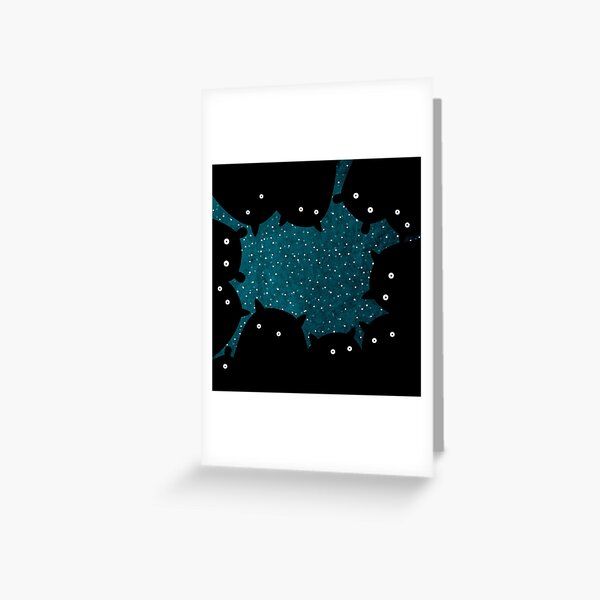 Squirrels in the night Greeting Card