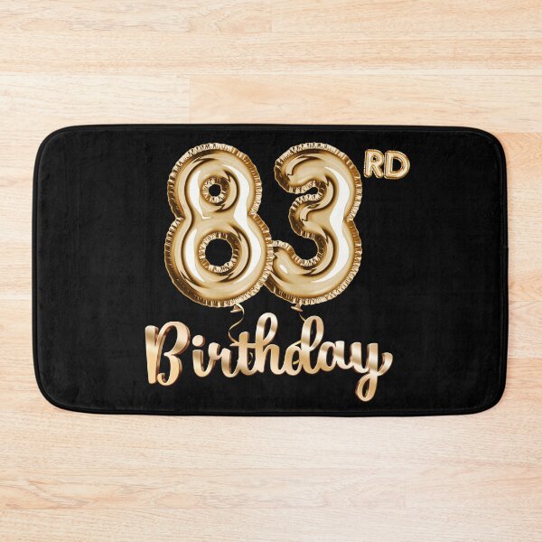 Item preview, 83rd Birthday Gifts - Party Balloons Gold designed and sold by betternotes.