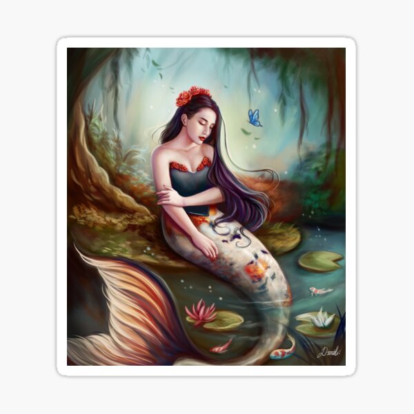 Item preview, Koi Mermaid  designed and sold by dim-draws.