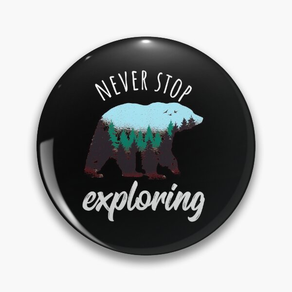 Item preview, wild bear travel quote designed and sold by pirminio.
